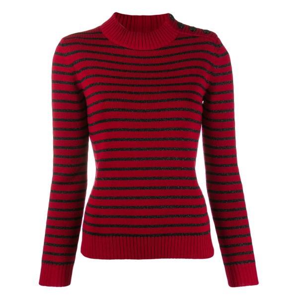 striped knitted jumper