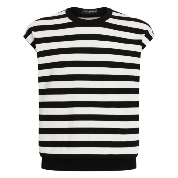 striped vest