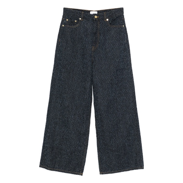 textured jeans