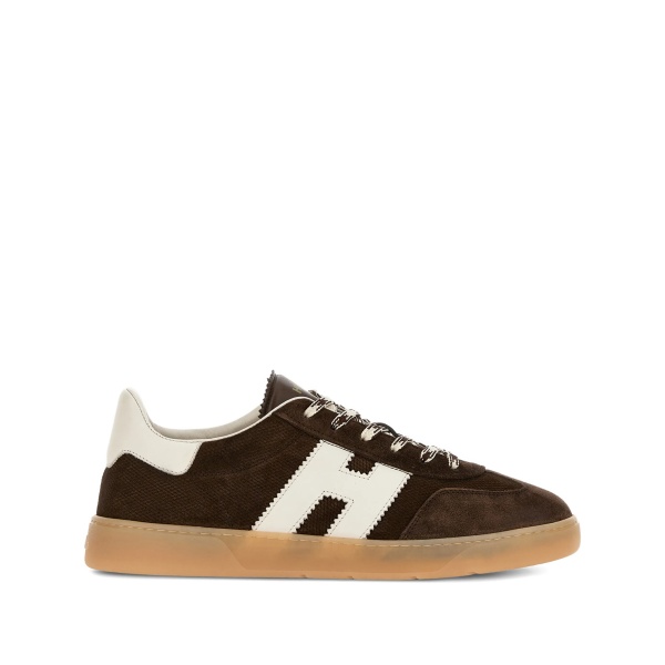 textured logo-appliqué sneakers