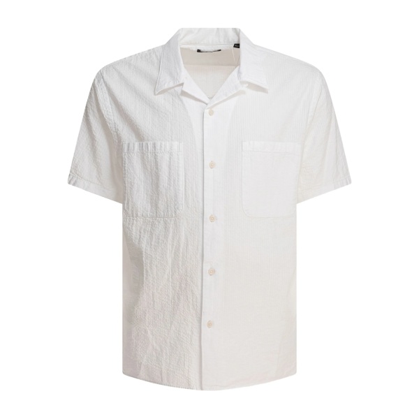 textured pocket shirt