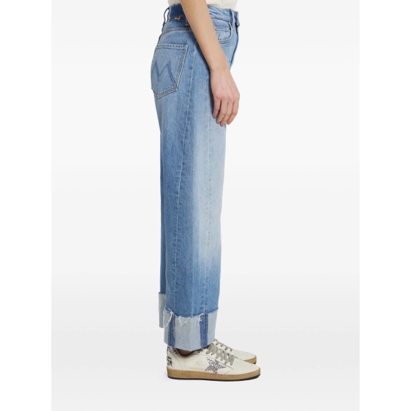 The Half-Pipe Ankle Cuff Fray cotton jeans