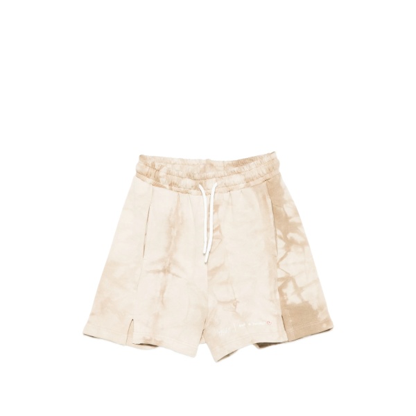tie-dye drawstring shorts