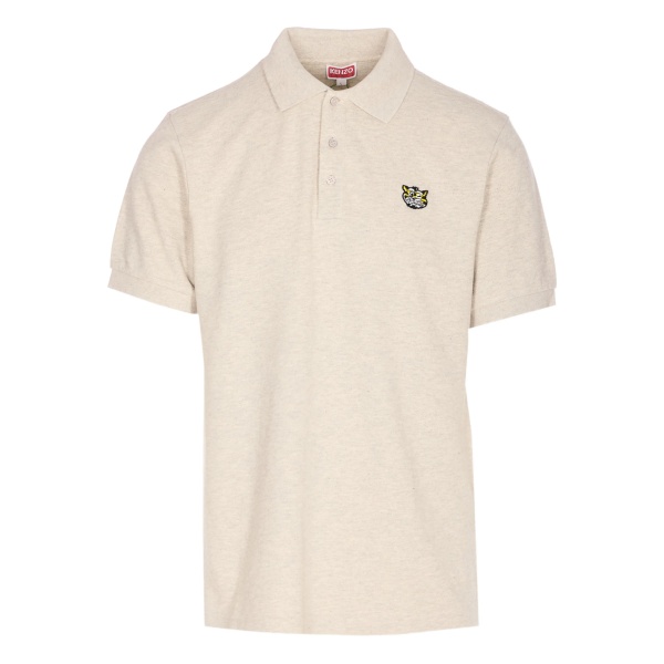 tiger patch polo shirt