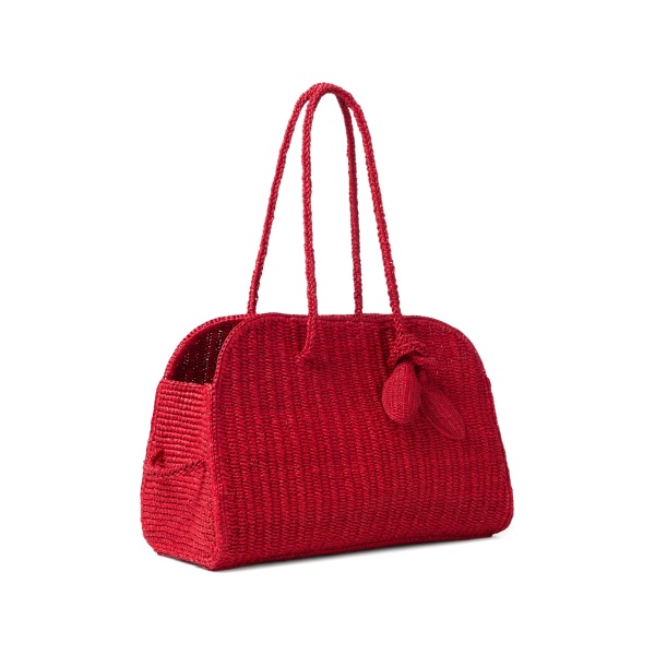 Turismo raffia tote bag