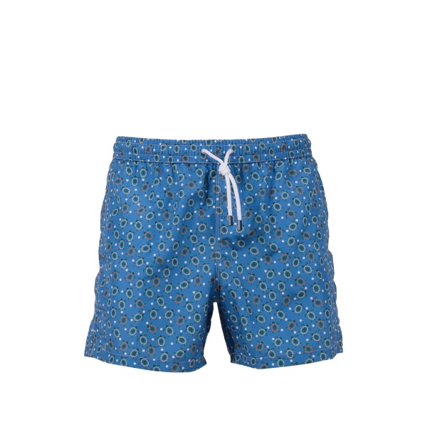 turtle print swim trousers