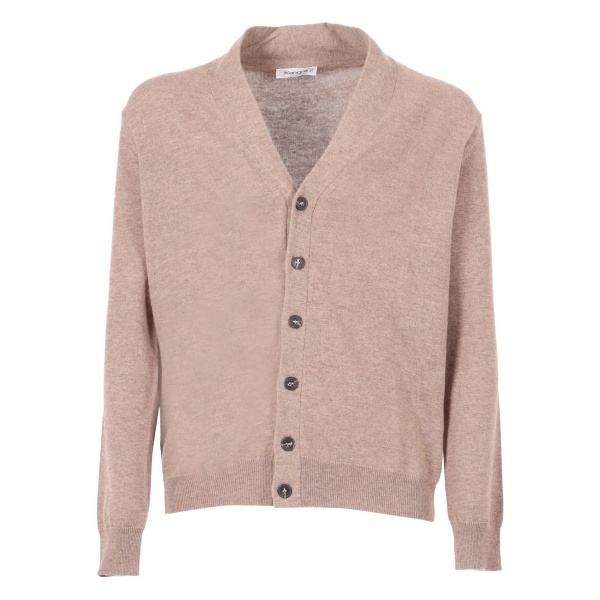 V-neck buttoned cardigan