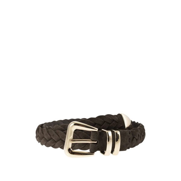woven calfskin belt
