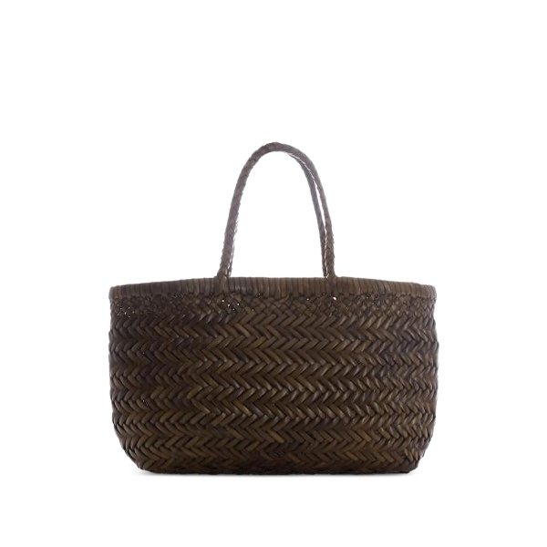woven pendant tote bag
