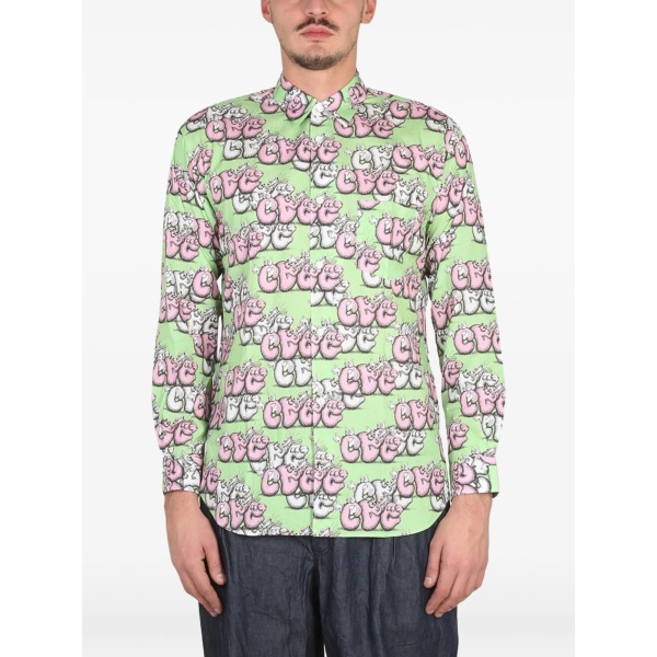 x KAWS graphic-print shirt