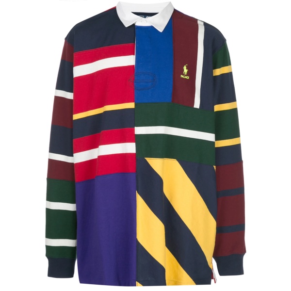 x Polo Ralph Lauren pieced rugby shirt