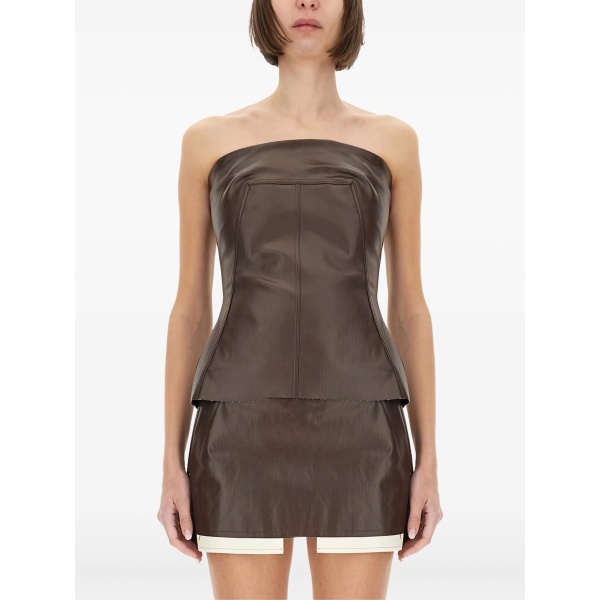 zip bustier top
