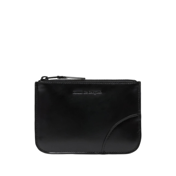 zip-fastening curved coin purse