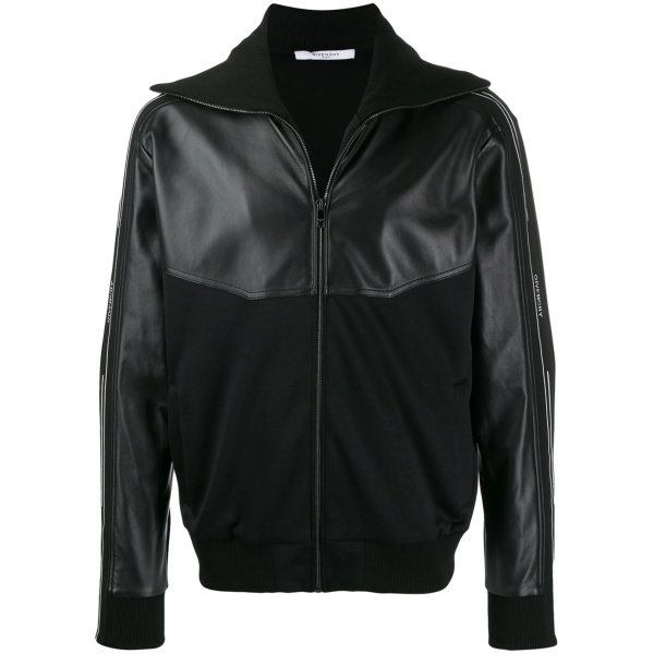 zipped bomber jacket