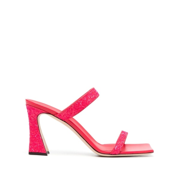 90mm open-toe leather sandals