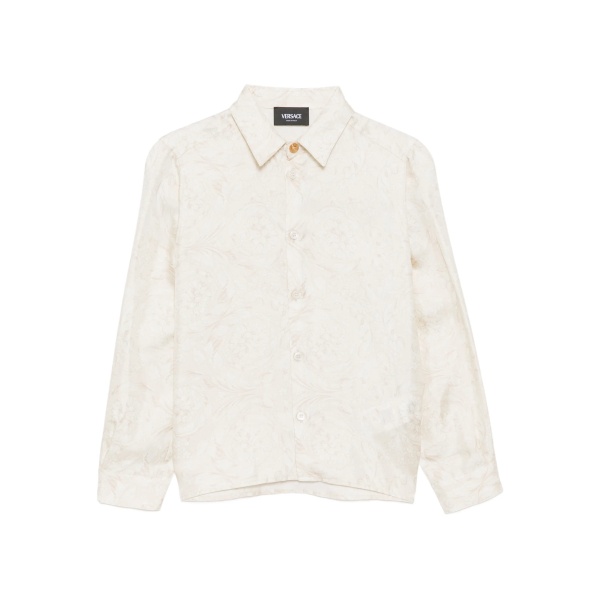 all-over floral print shirt