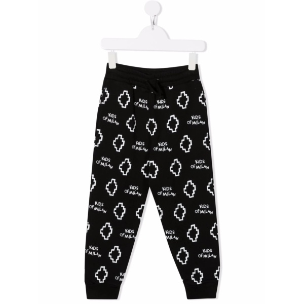 all-over logo-print track pants