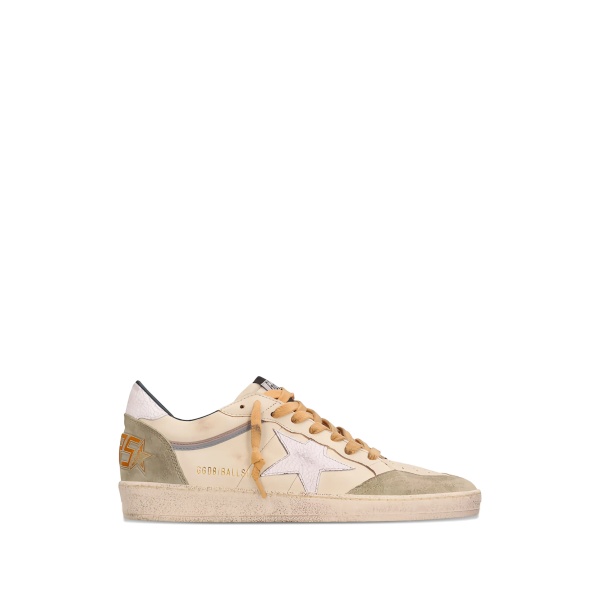 Ball Star suede-panel sneakers
