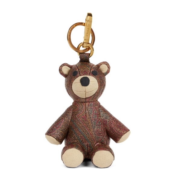 bear charm keychain
