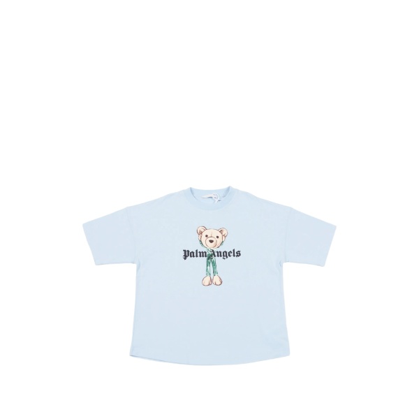 bear-print T-shirt
