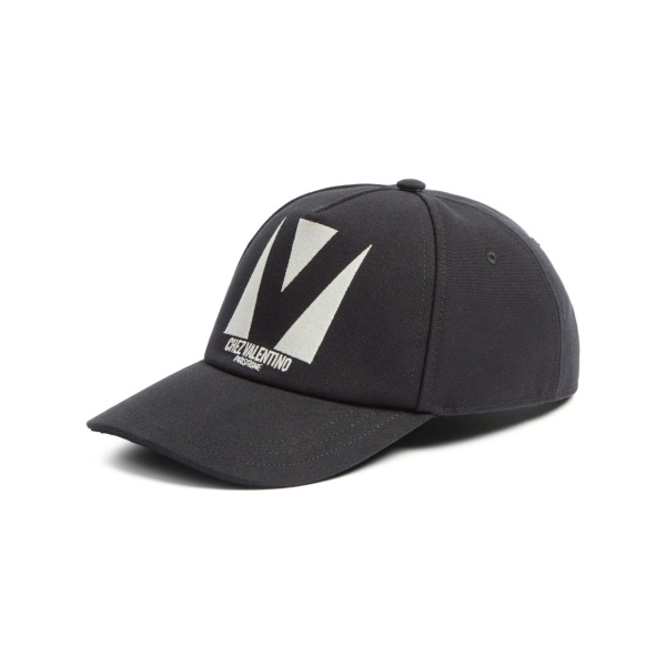 Black cotton baseball cap