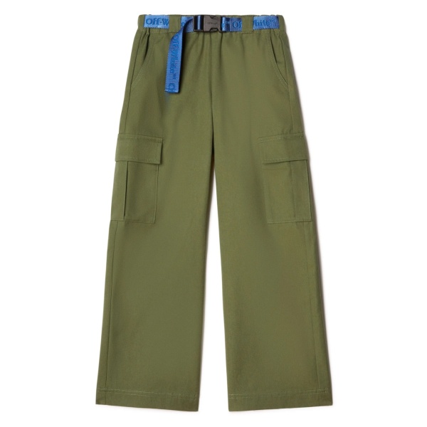 Bookish logo-belt cargo trousers