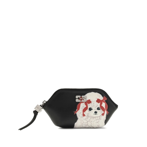 Bou poodle-print coin purse