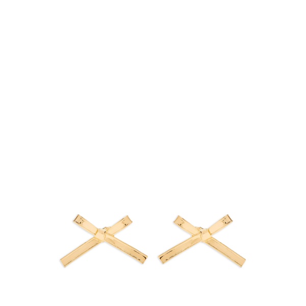 bow-shape earrings