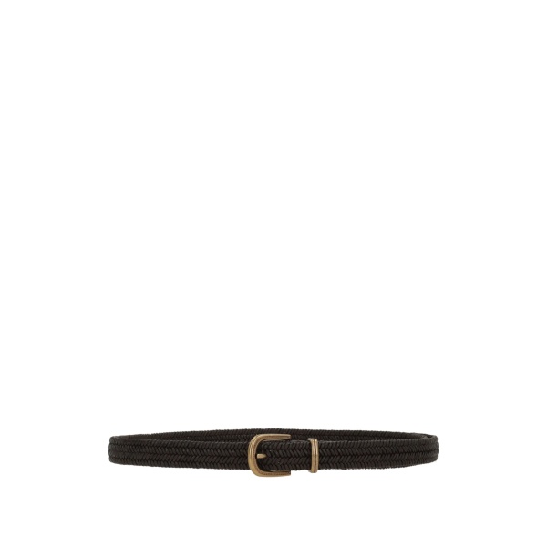 braided leather belt