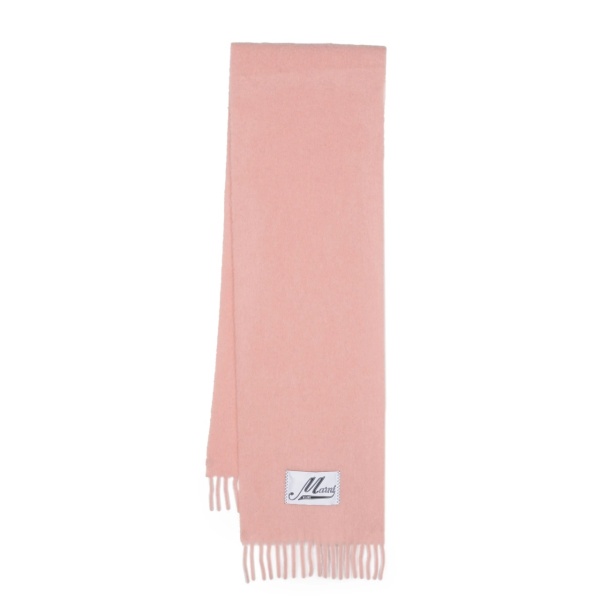 brushed alpaca-wool-blend scarf