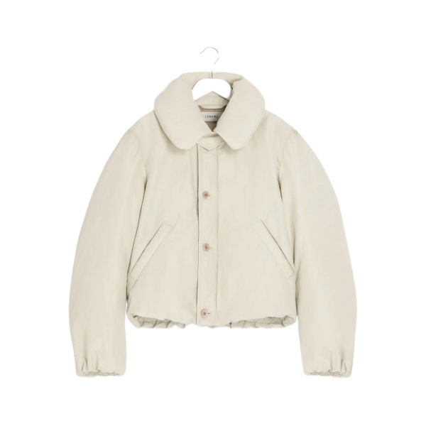 bubble-collar puffer jacket