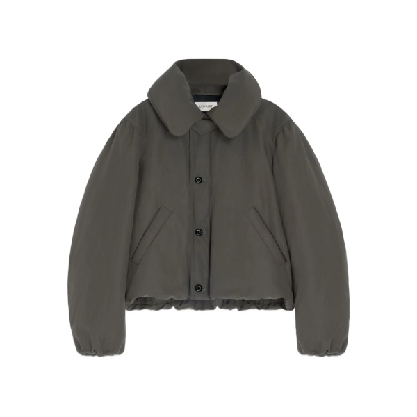 bubble-collar puffer jacket