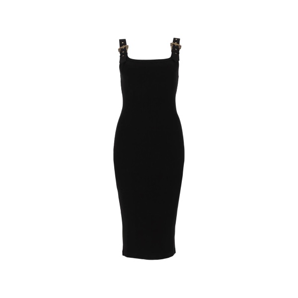 buckle strap dress