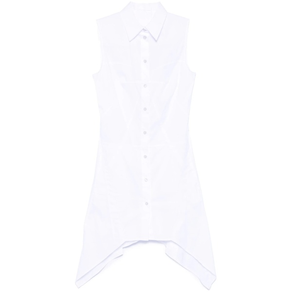 bustier-detail sleeveless mini dress