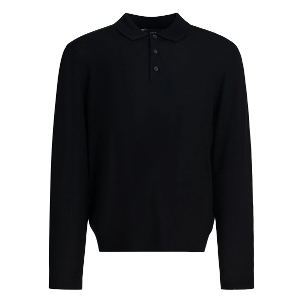 buttoned polo shirt