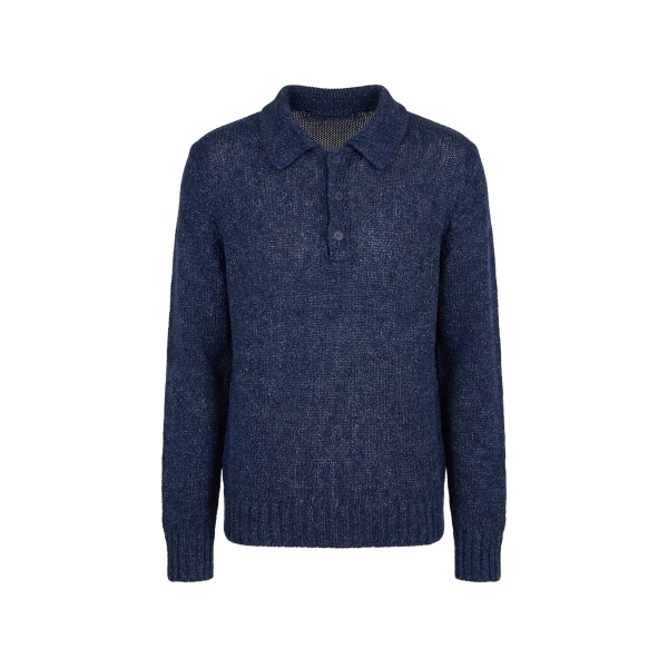 buttoned polo shirt
