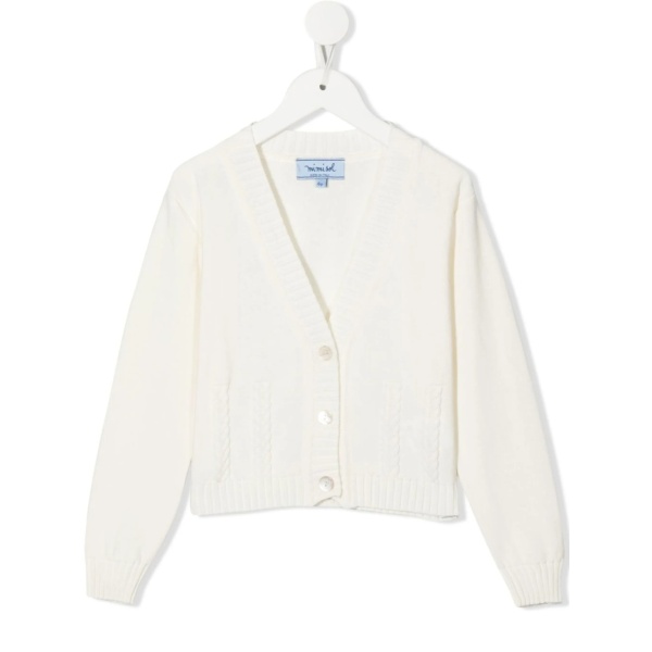 cable-knit cardigan