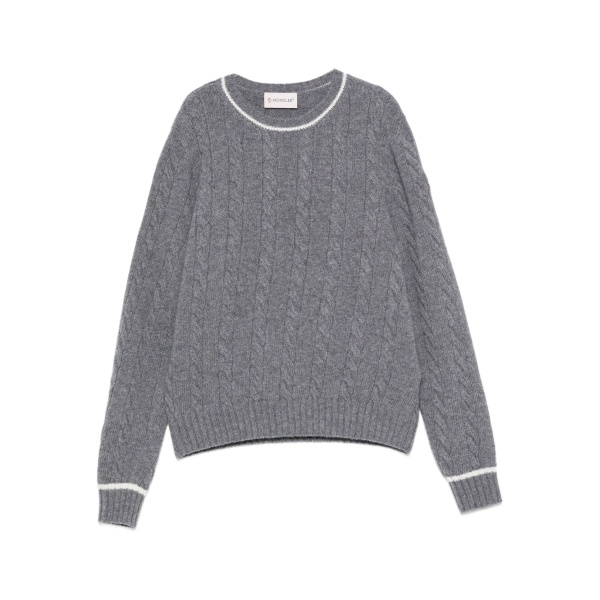 cable-knit wool sweater
