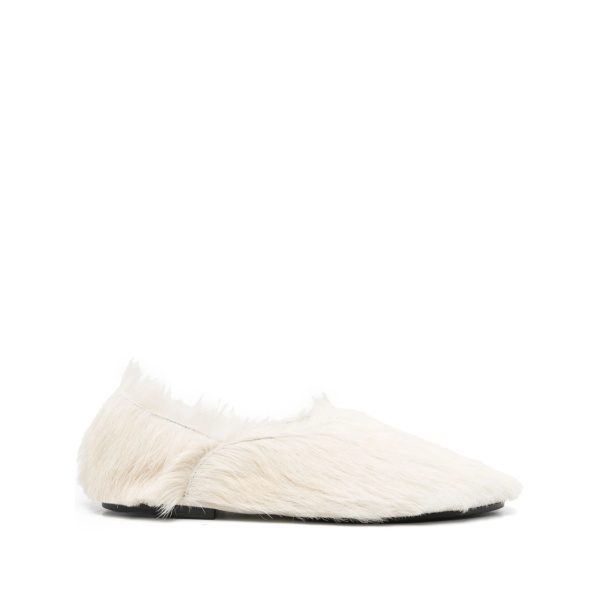 calf-hair slippers
