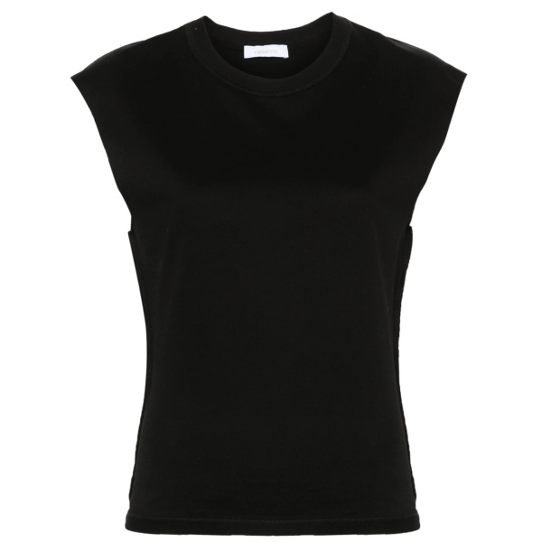 chain-detail cotton T-shirt