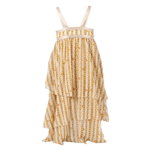 chain-print dress