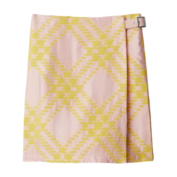 checked pleated kilt