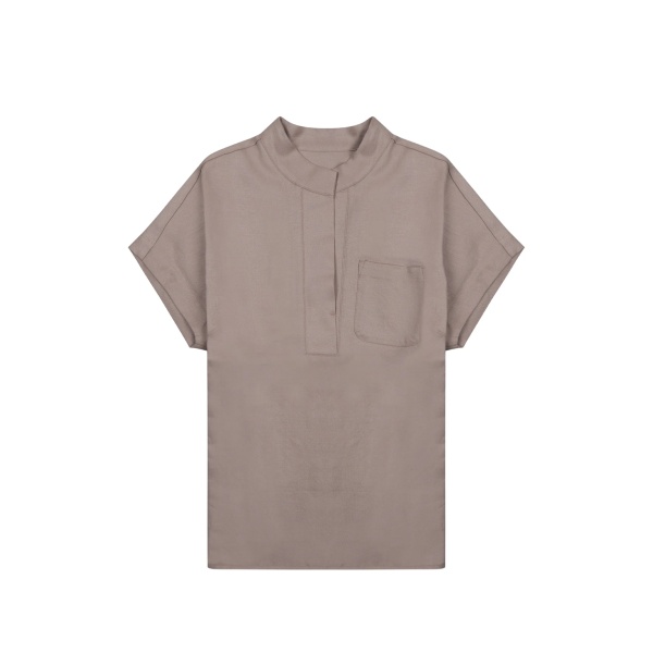 chest-pocket blouse
