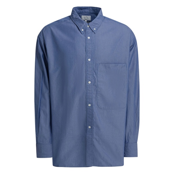 chest-pocket button-up shirt
