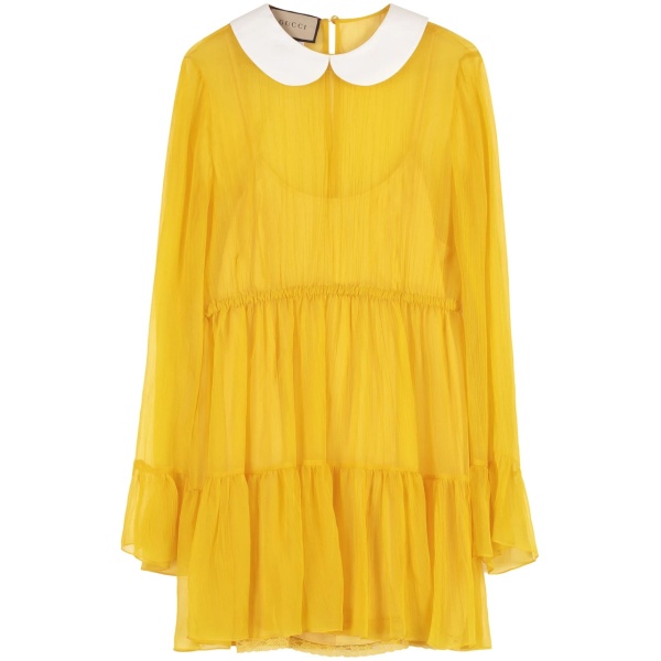 chiffon mini dress