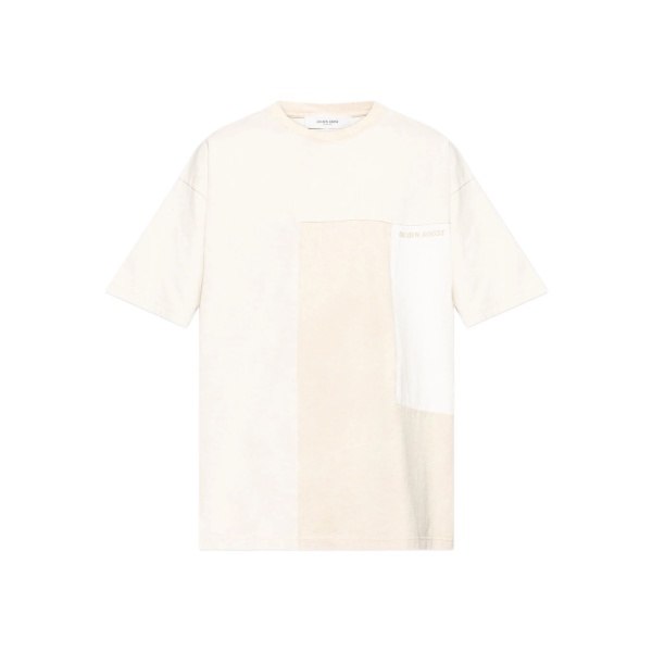 colour-block logo-detail T-shirt