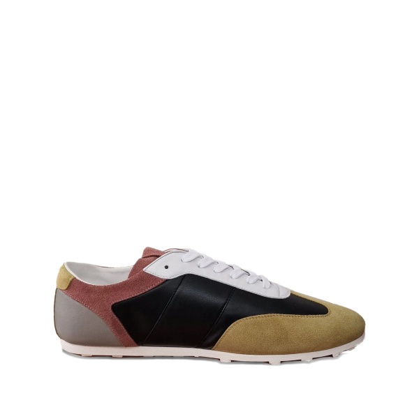colour-block panelled sneakers