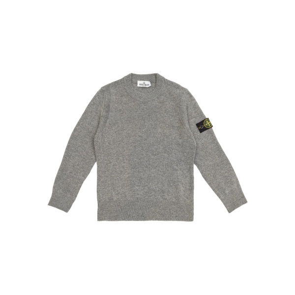 Compass-badge sweater