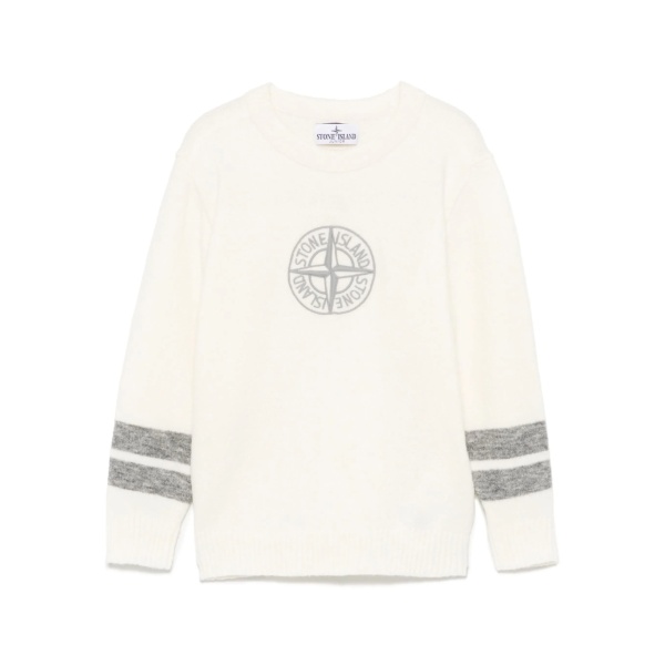 Compass-motif sweater