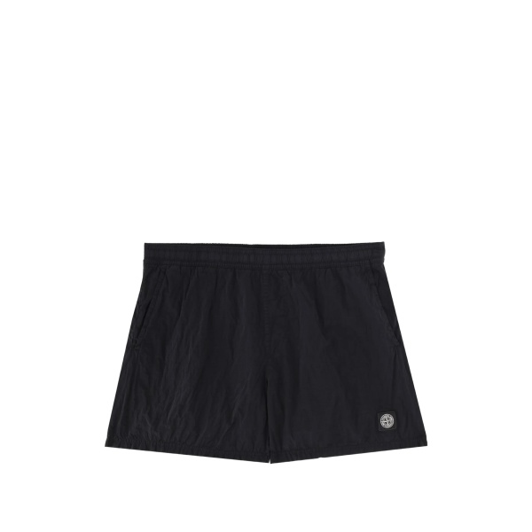 Compass-patch swim shorts